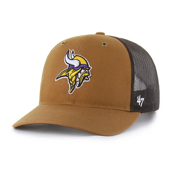 Minnesota Vikings CARHARTT '47 TRUCKER RF COUPE RELAXÉE