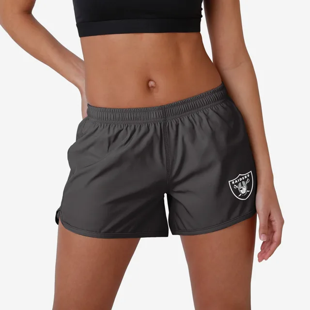 Las Vegas Raiders Short de course solide pour femme