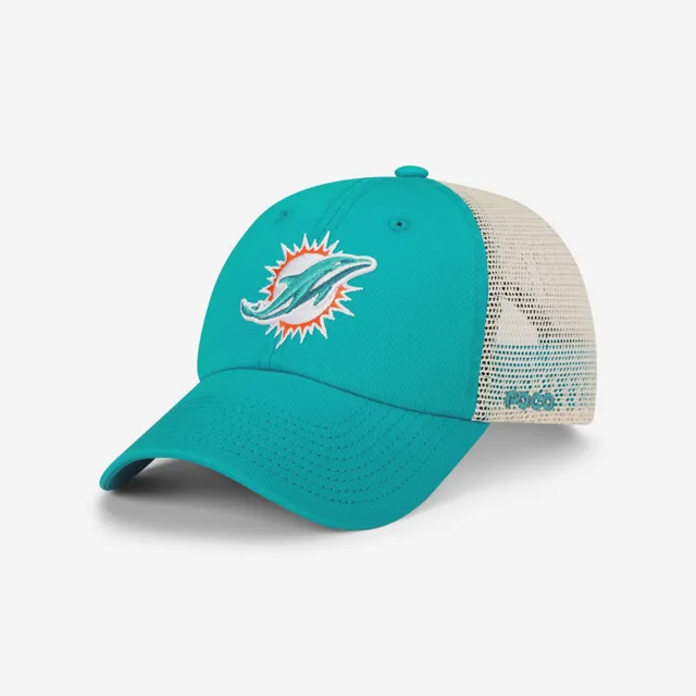 Miami Dolphins Casquette de camionneur décontractée avec logo principal