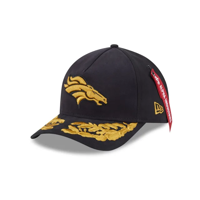 Alpha Industries x Denver Broncos Casquette Snapback noire 9FORTY M-Crown A-Frame