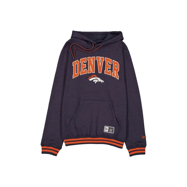 Sweat à capuche académique Denver Broncos Throwback