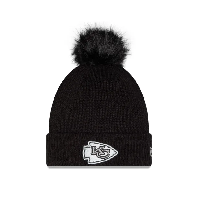 Kansas City Chiefs 2026 Salut au service Bonnet en tricot à pompon pour femmes