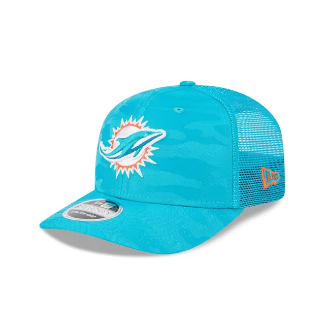 Miami Dolphins Casquette camouflage 9SEVENTY Trucker Stretch-Snap