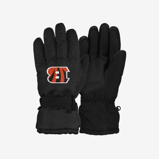 Gants isolés Cincinnati Bengals avec grand logo