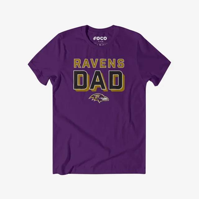 T-shirt papa de l'équipe Baltimore Ravens