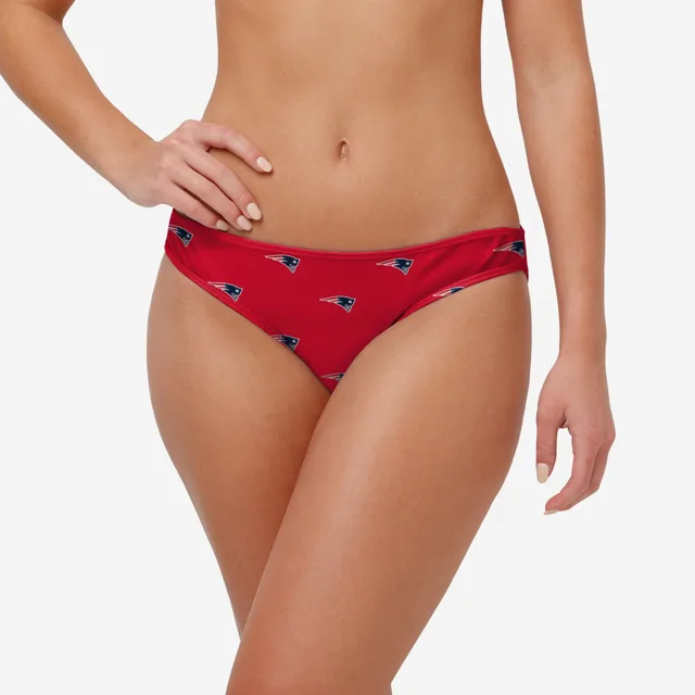 New England Patriots Bas de bikini imprimé mini pour femme