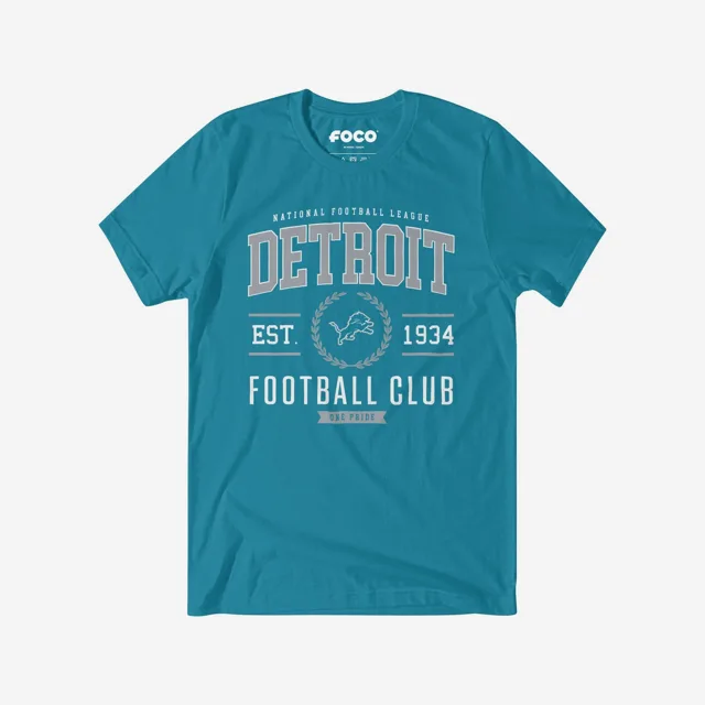 T-shirt Detroit Lions Club de Football