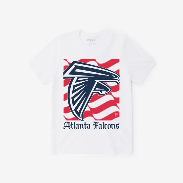Atlanta Falcons T-shirt avec le mot-symbole du patrimoine américain