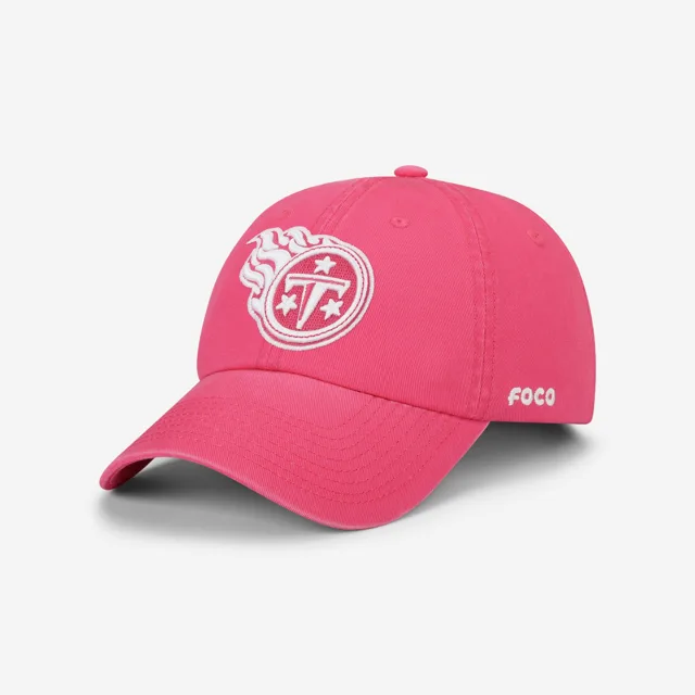 Casquette décontractée Tennessee Titans magenta et blanche