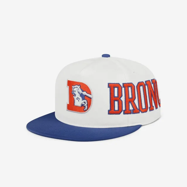 Denver Broncos Casquette RF Primetime rétro solide à enveloppe latérale