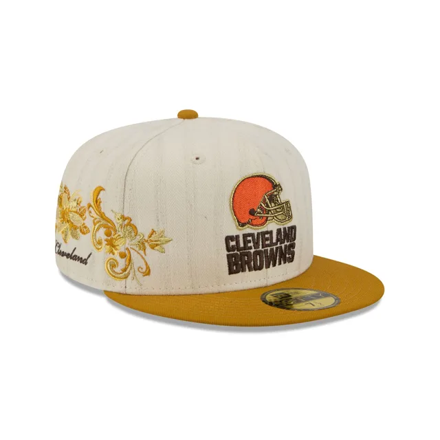 Cleveland Browns Casquette ajustée à chevrons chromée 59FIFTY