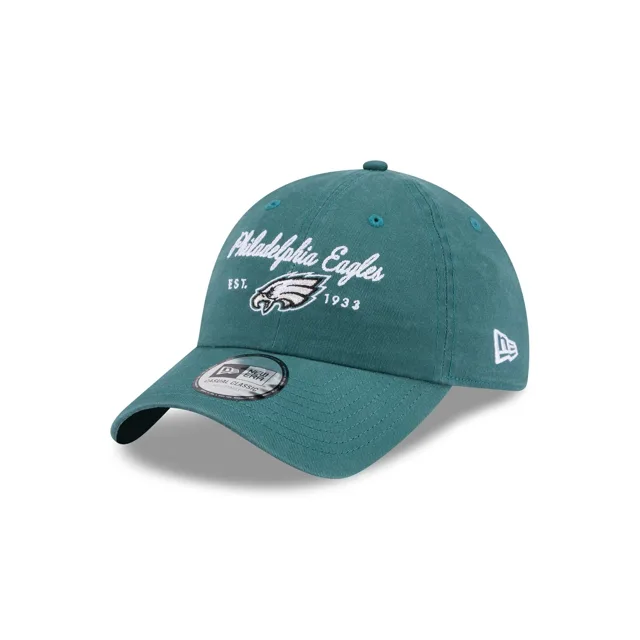 Philadelphia Eagles Script Wordmark Chapeau réglable classique décontracté