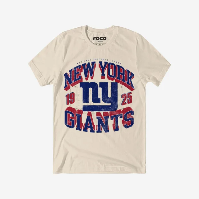 New York Giants T-shirt avec mot-symbole arqué