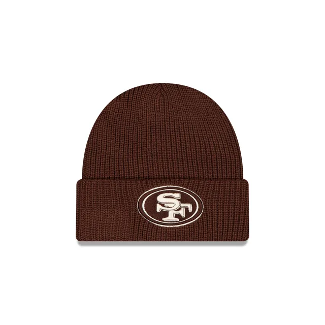 San Francisco 49ers Bonnet en tricot à revers en noyer