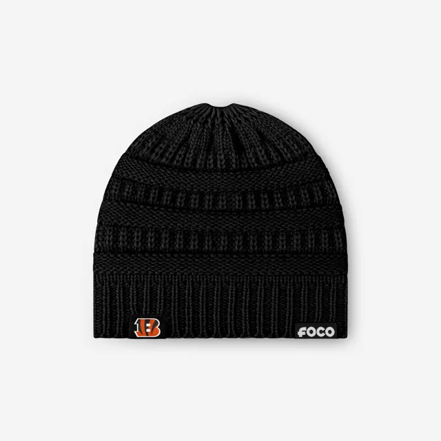Cincinnati Bengals Bonnet queue de cheval solide pour femme