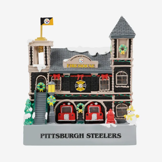 Pittsburgh Steelers Caserne de pompiers lumineuse en résine