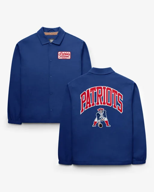 New England Patriots VESTE D'ENTRAÎNEUR HISTORIQUE RECHAUPÉ '47