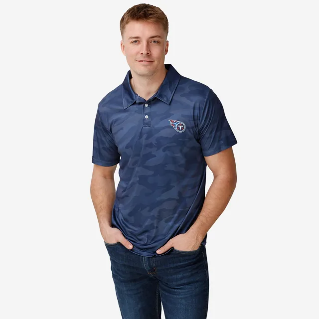 Tennessee Titans Polo en polyester camouflage couleur