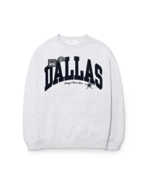 Dallas Cowboys STONEY CLOVER LANE X '47 ÉQUIPAGE SURDIMENSIONNÉ POUR FEMMES