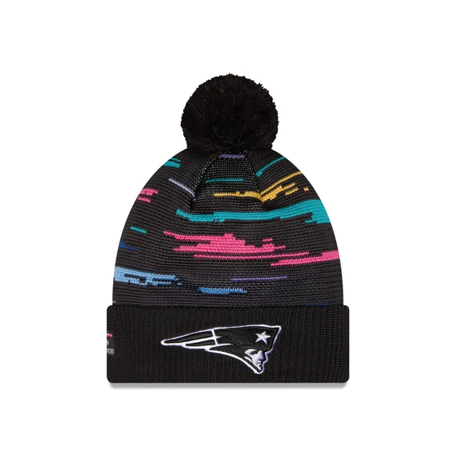 New England Patriots 2026 Bonnet en tricot à pompon Crucial Catch