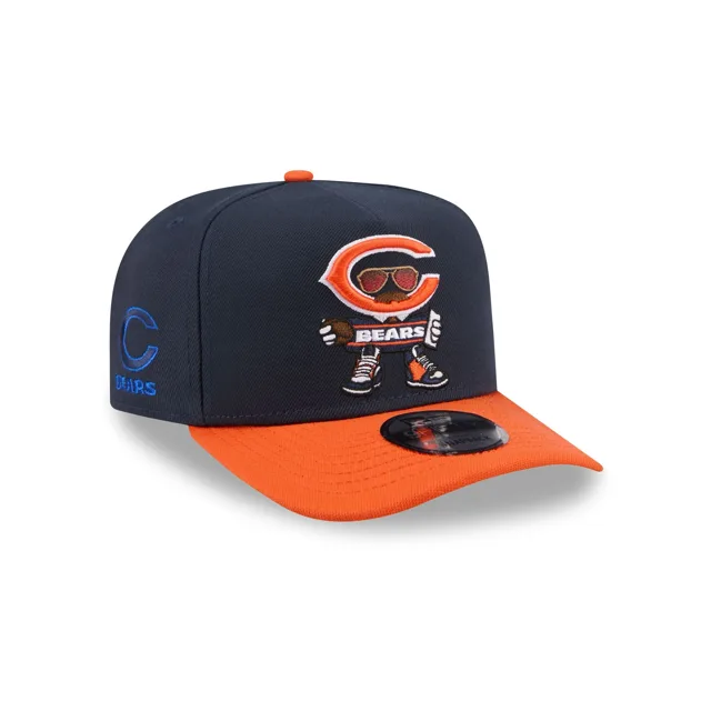 Chapeau Snapback Chicago Bears Cartoon 9FIFTY A-Frame