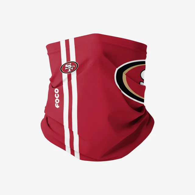 Écharpe guêtre avec logo San Francisco 49ers sur le terrain