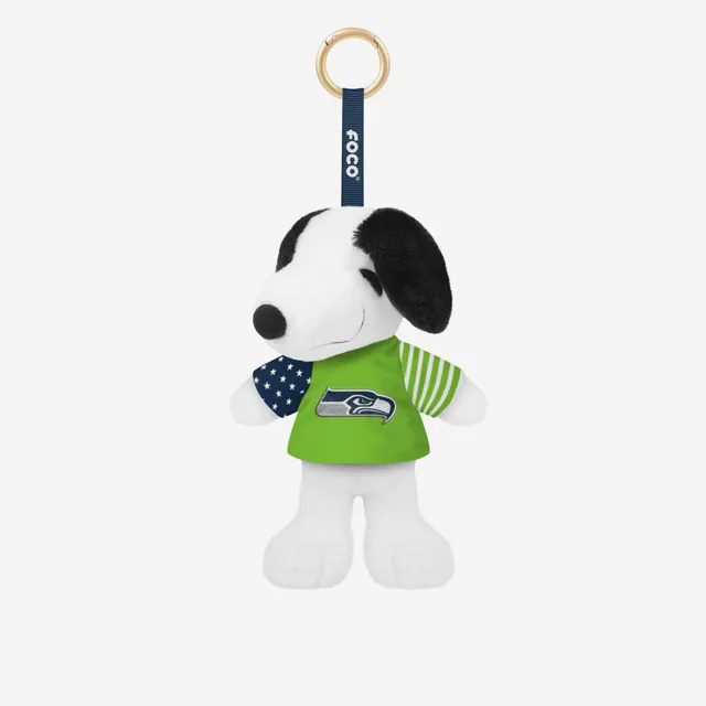 Seattle Seahawks Americana Peluche Snoopy Peanuts Porte-clés à breloques pour sac