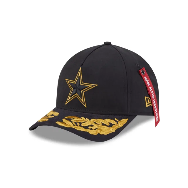 Alpha Industries x Dallas Cowboys Casquette Snapback noire 9FORTY M-Crown A-Frame