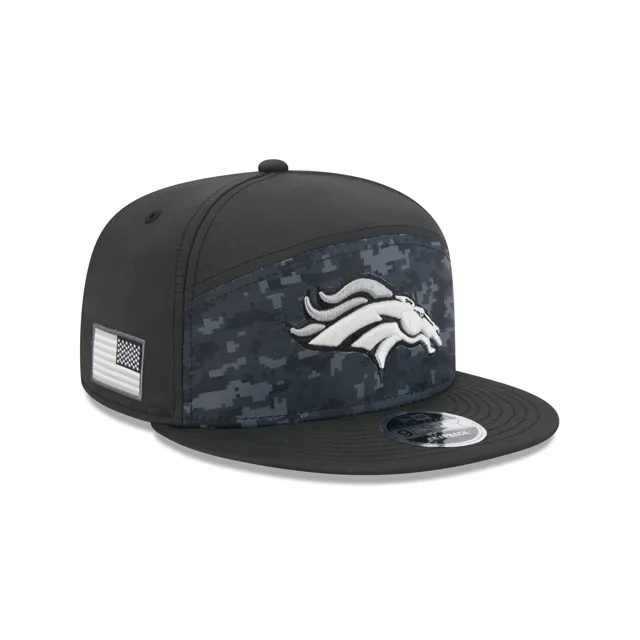 Denver Broncos 2026 Salut au service Panneau divisé 9FIFTY Snapback Hat
