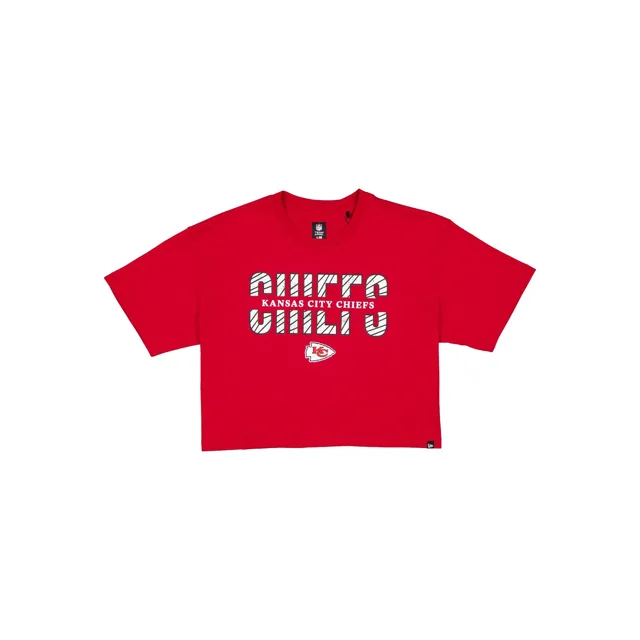 Kansas City Chiefs T-shirt court fendu pour femme
