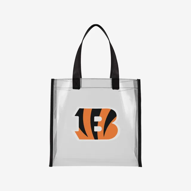 Sac réutilisable transparent Cincinnati Bengals