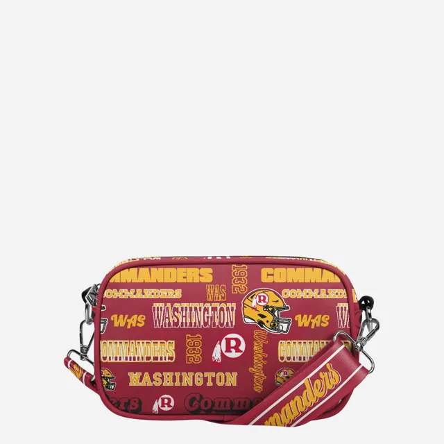 Washington Commanders Répéter Sac à bandoulière en nylon imprimé rétro
