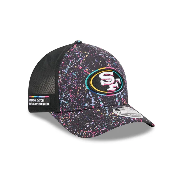 San Francisco 49ers 2025 Casquette de camionneur Crucial Catch 9FORTY M-Crown A-Frame