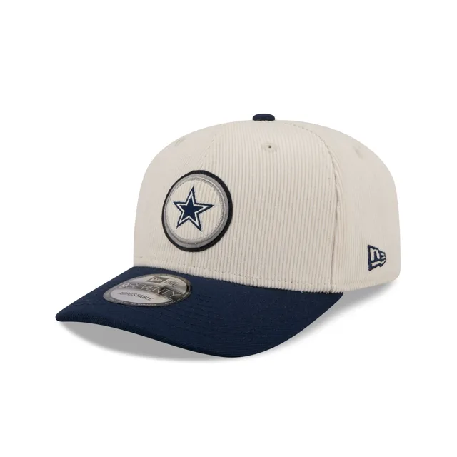 Dallas Cowboys Chapeau à bouton-pression extensible en velours côtelé Loyal 9SEVENTY