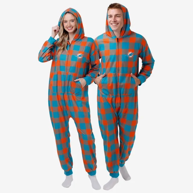 Pyjama une pièce à carreaux Miami Dolphins