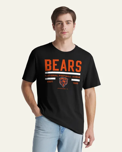 Chicago Bears STACK BLOCK '47 T-SHIRT QUOTIDIEN