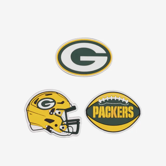 Green Bay Packers Lot de 3 breloques fourre-tout pour hayon
