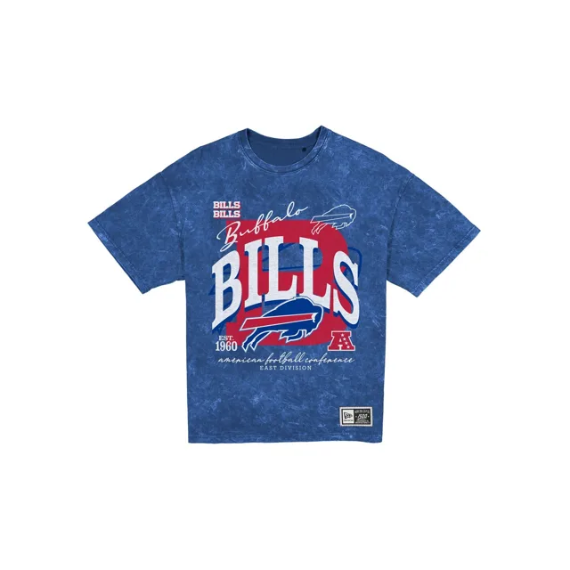 Buffalo Bills T-shirt délavé surdimensionné pour femme