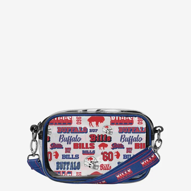 Buffalo Bills Répéter Sac à bandoulière transparent à imprimé rétro