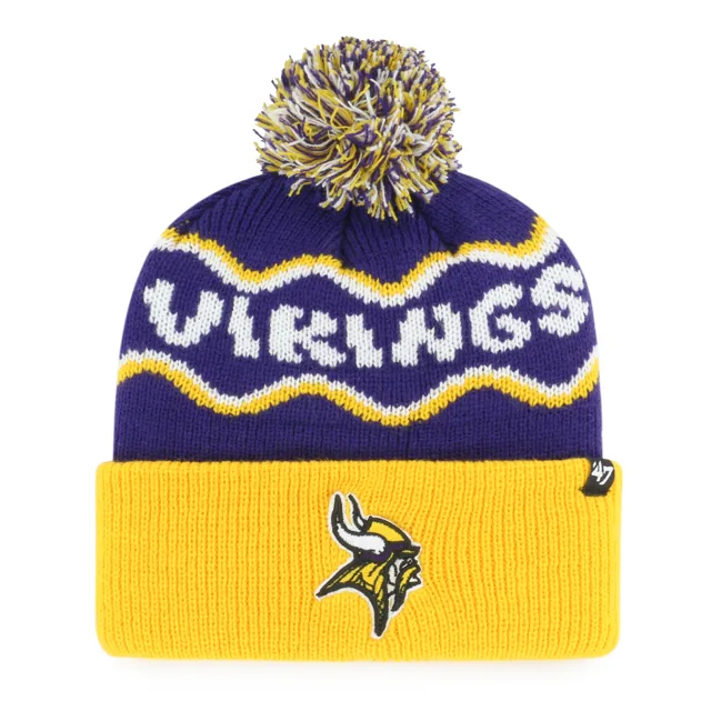 Minnesota Vikings SQUIGGLE SCRIPT '47 MANCHETTE ENFANT TRICOT