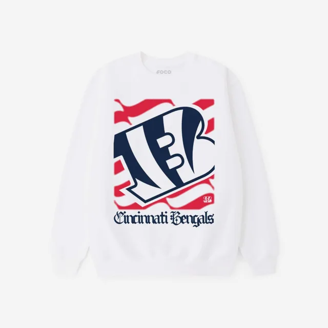 Cincinnati Bengals Sweat-shirt à col rond avec logo American Heritage
