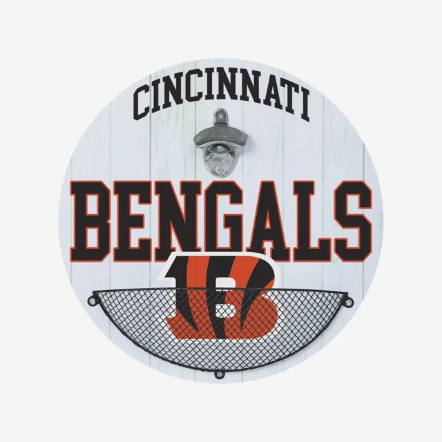 Cincinnati Bengals Ouvre-bouteille Cap Catcher Panneau mural