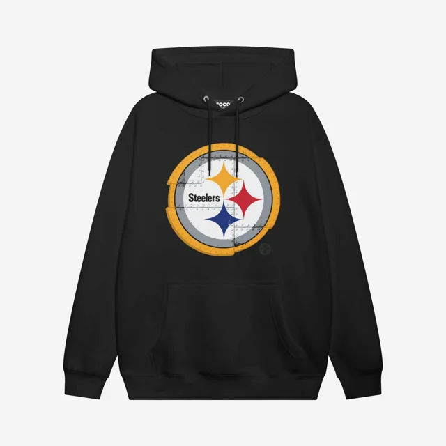 Pittsburgh Steelers Sweat à capuche avec logo rivet