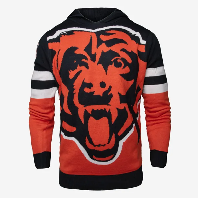 Chicago Bears Pull à capuche avec grand logo