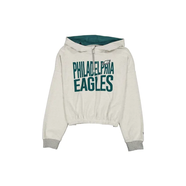 Sweat à capuche Philadelphia Eagles Sport Night Heather Grey pour femme