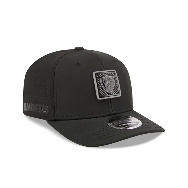 Las Vegas Raiders 2026 Training Noir 9SEVENTY Casquette extensible à bouton-pression