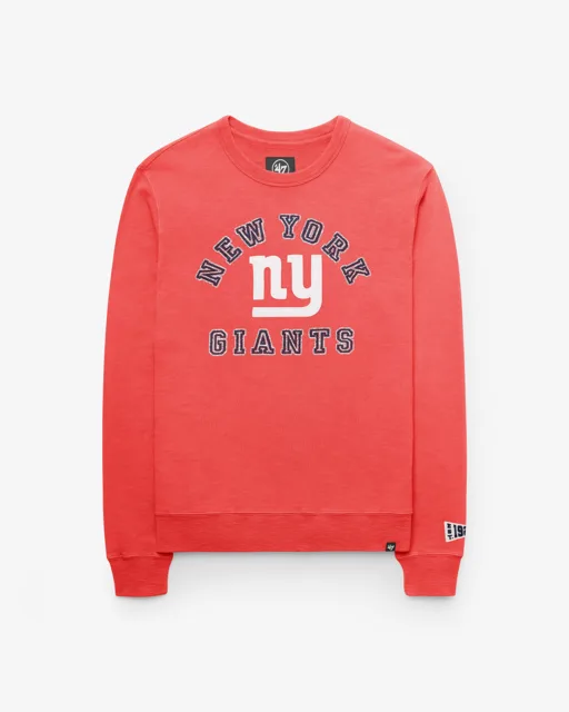 New York Giants HISTORIQUE CALDERWOOD BIEN PORTÉ '47 FRENCH TERRY CREW