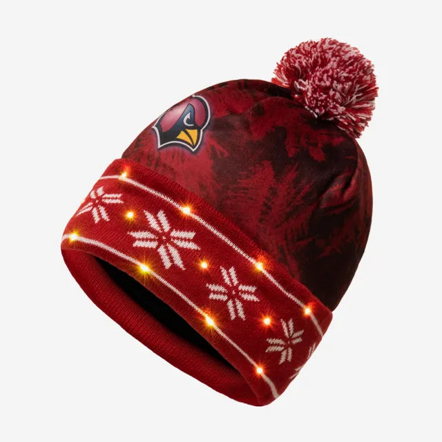 Bonnet lumineux Arizona Cardinals avec grand logo