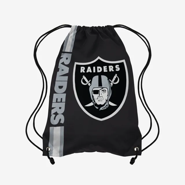 Las Vegas Raiders Sac à dos à cordon avec grand logo