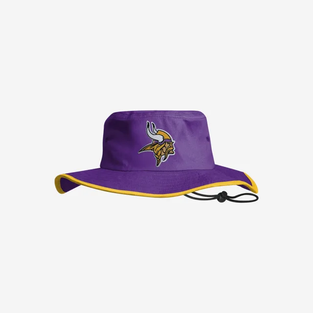 Chapeau Boonie solide Minnesota Vikings